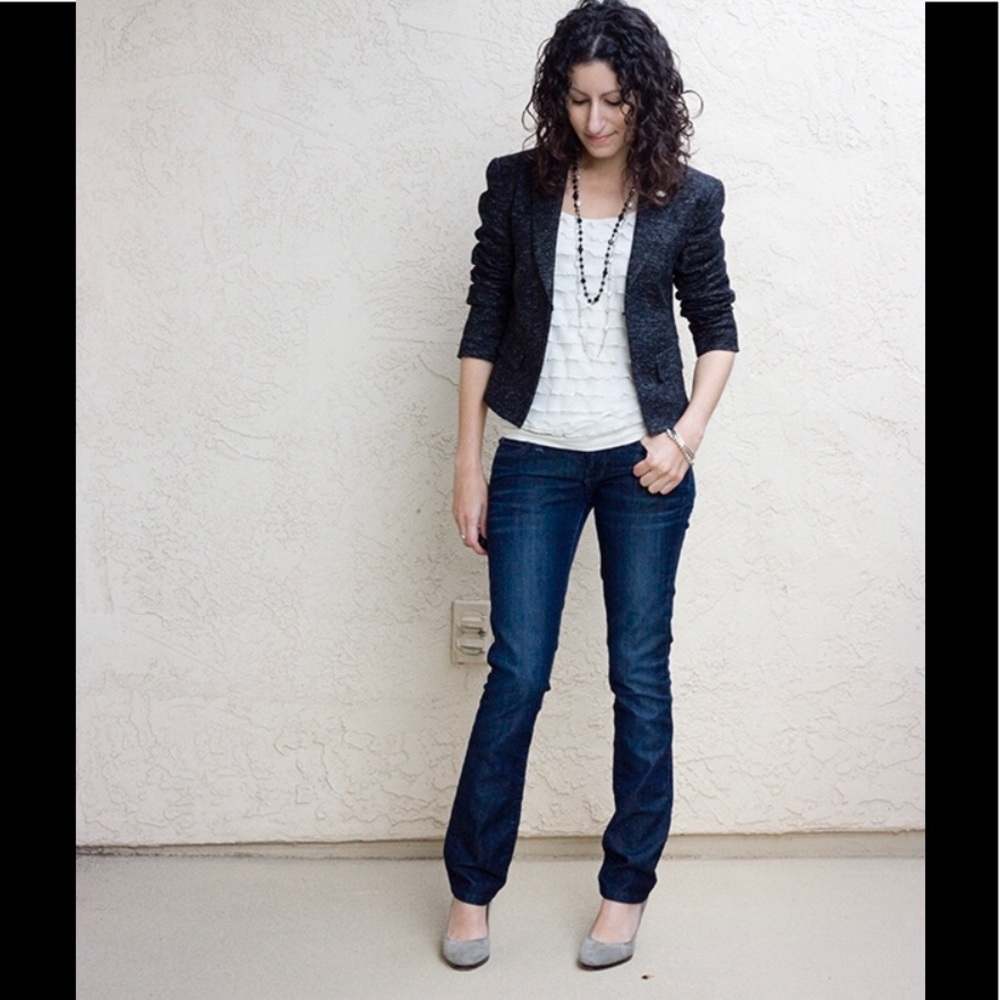 Ann Taylor Denim Blazer-NWOT